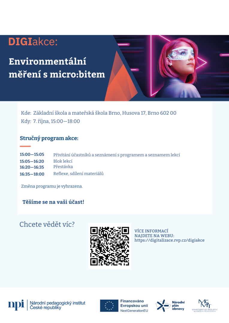 DIGIakce: Environmentální měření s micro:bitem